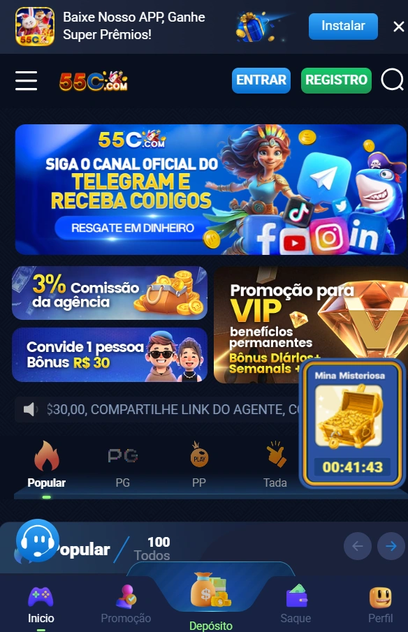 55c Cassino Online Brasil 2025 – Cassino com Pix Instantâneo, Jackpots Milionários e Bônus Imperdíveis para Jogadores Brasileiros
